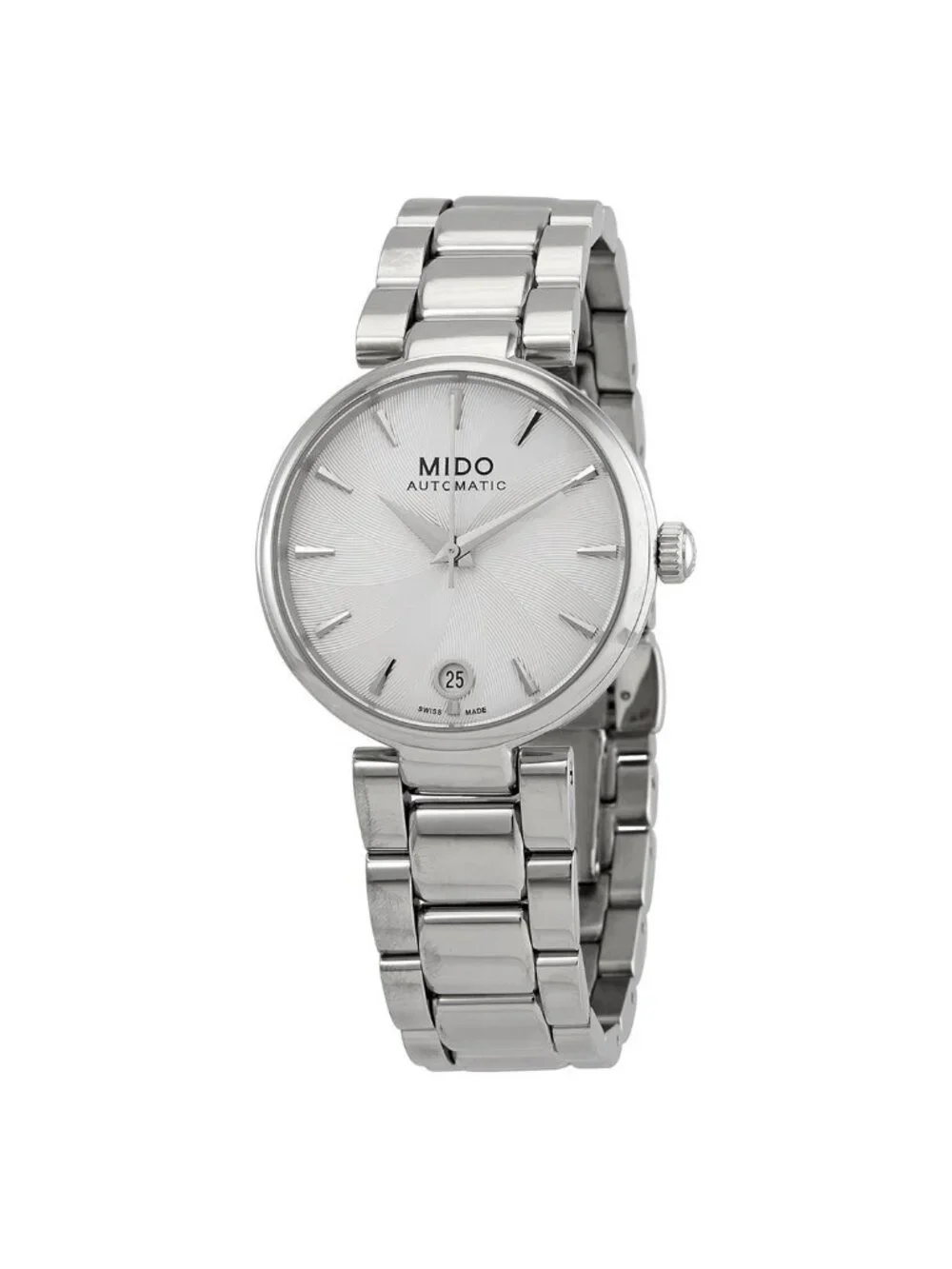 NWT Mido Baroncelli Automatic Silver Dial Ladies Watch